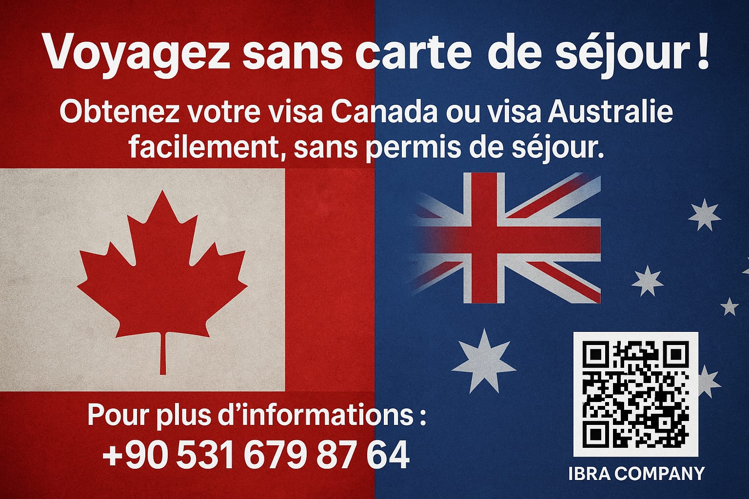 Visa Canada et Australie